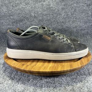 Ecco Soft 7 Street Mens Shoes Size US 9 EU 43 Grey Nubuck Casual Sneakers